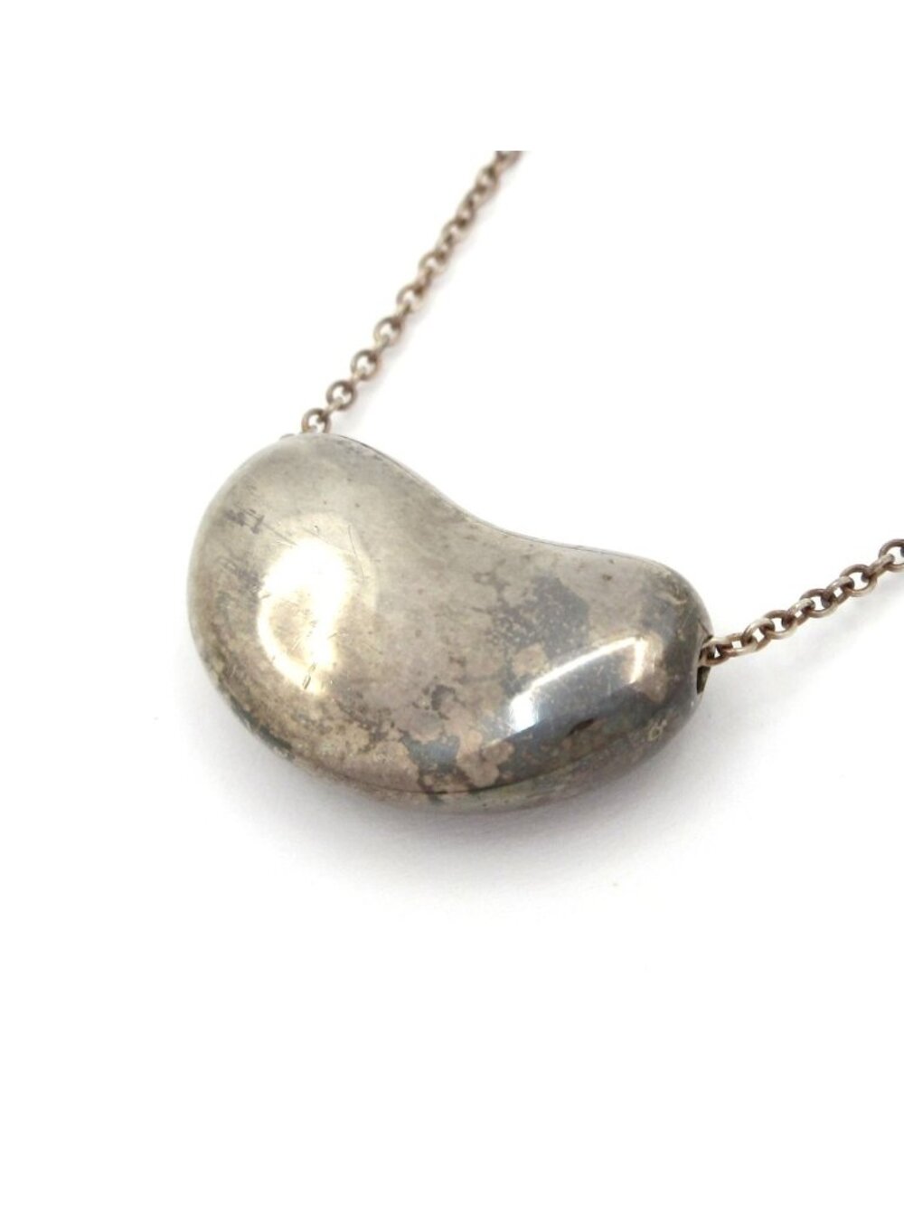 Tiffany & Co Necklace Bean Silver